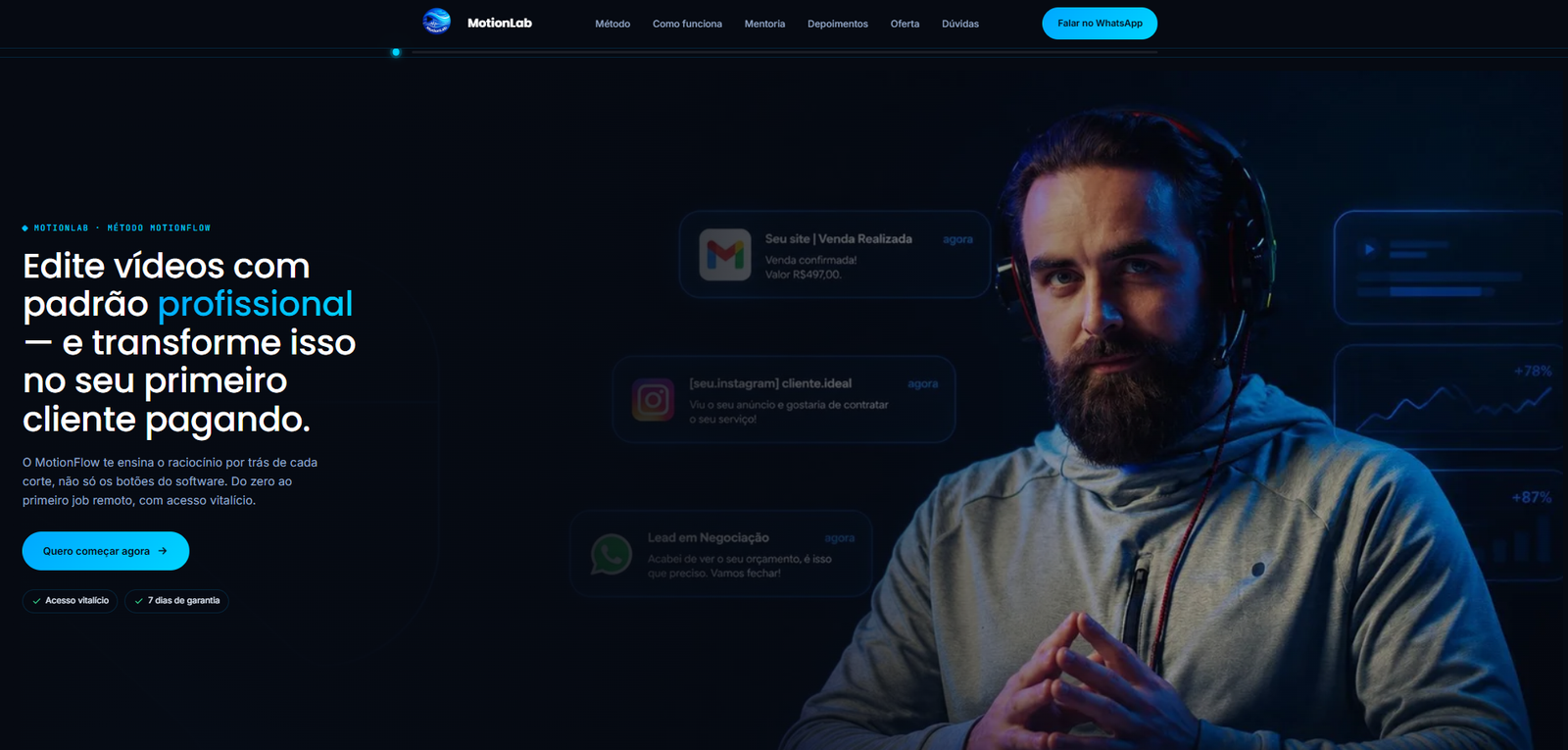 Site do Motion Lab