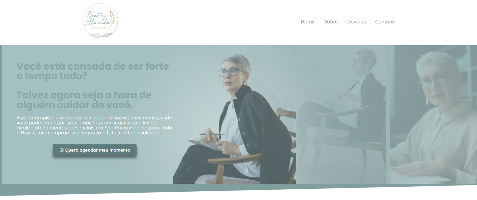 Site do projeto de Psicologia
